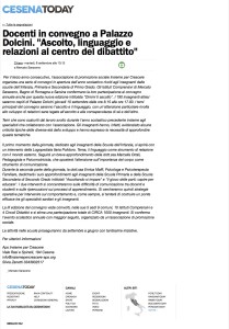 Copia di Docenti in convegno a Palazzo Dolcini. Ascolto, linguaggio e relazioni al centro del dibattito. : S