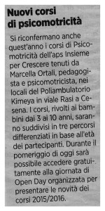 la voce martedi 22 settembre 2015