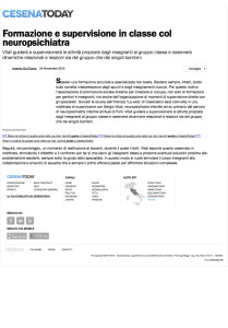 Formazione e supervisione in classe col neuropsichiatra