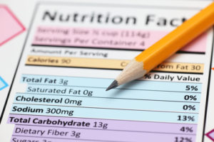etichette alimentari - nutrition facts